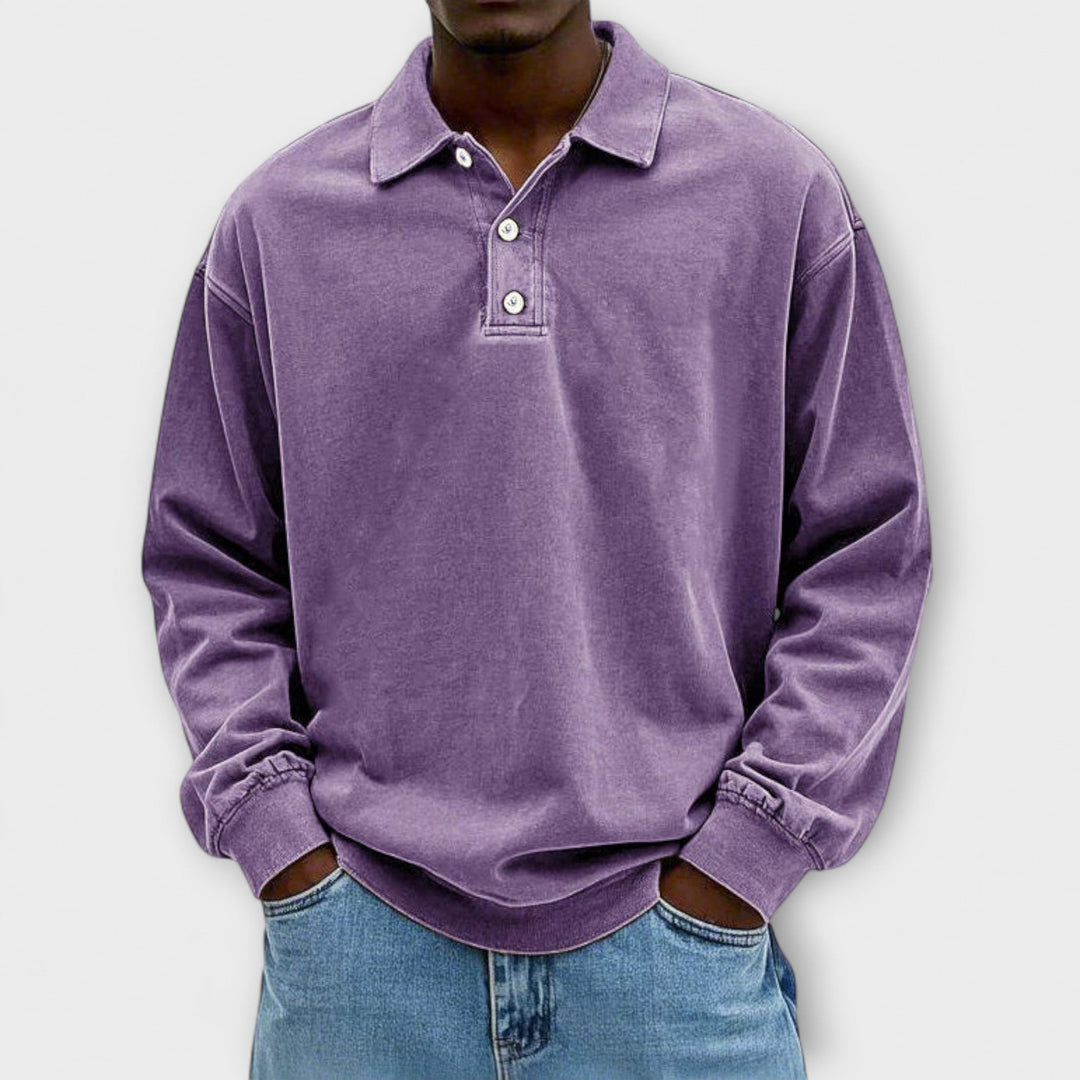 Gianni™ | Casual Long-Sleeved Polo Shirt