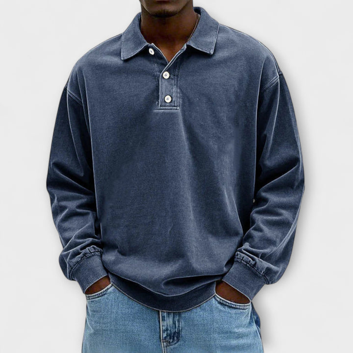 Gianni™ | Casual Long-Sleeved Polo Shirt