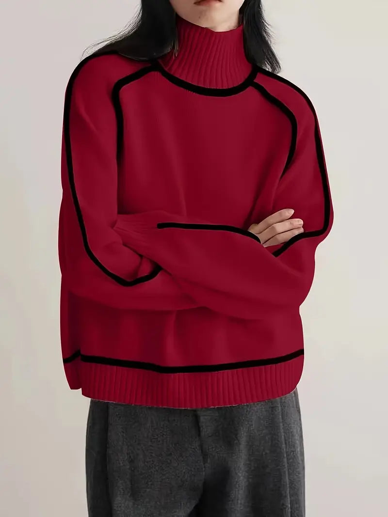 Aisha – Elegant Turtleneck Sweater